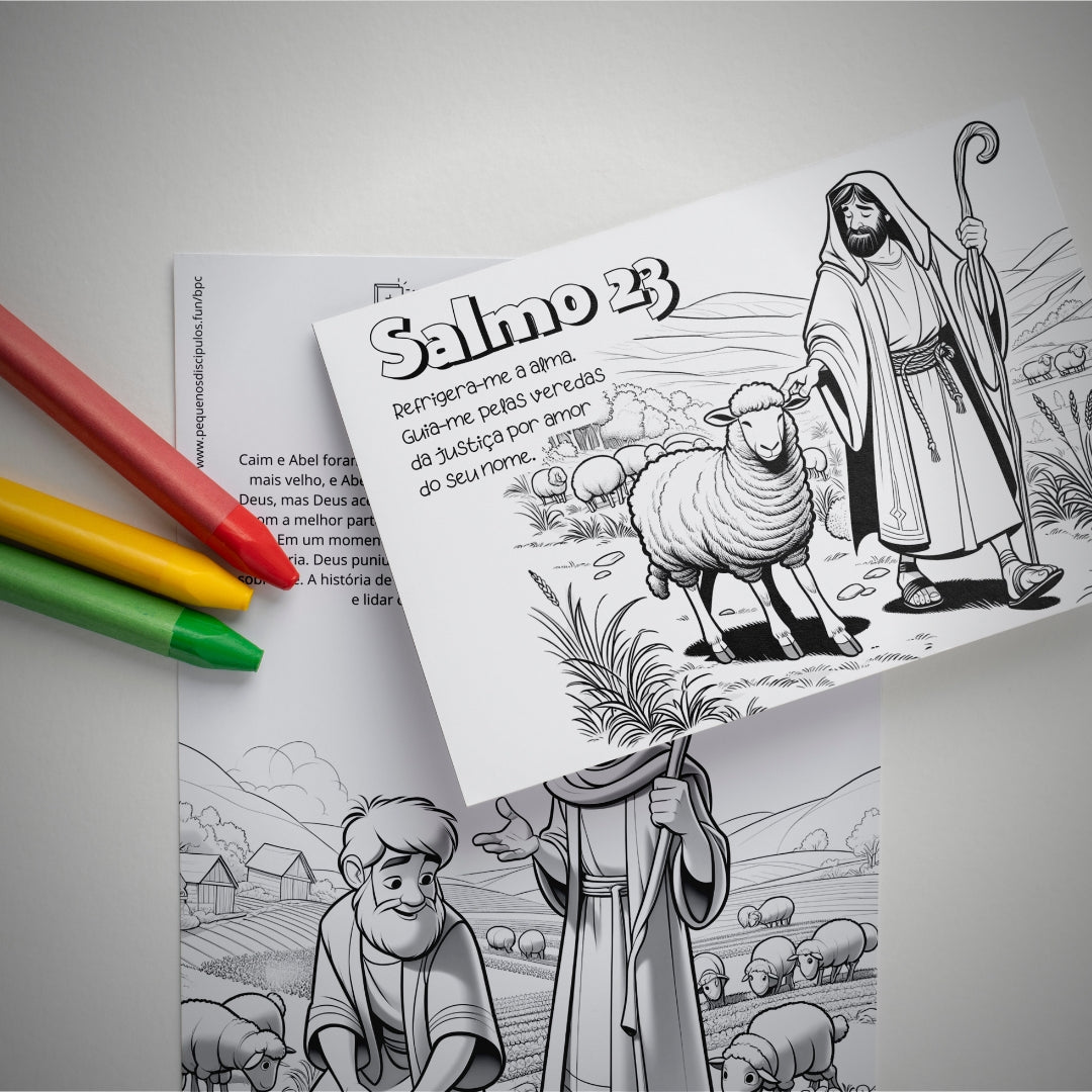 Bíblia para Colorir – Passagens Bíblicas Populares (PDF para impressão)