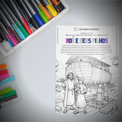 Bíblia para Colorir – Passagens Bíblicas Populares (PDF para impressão)