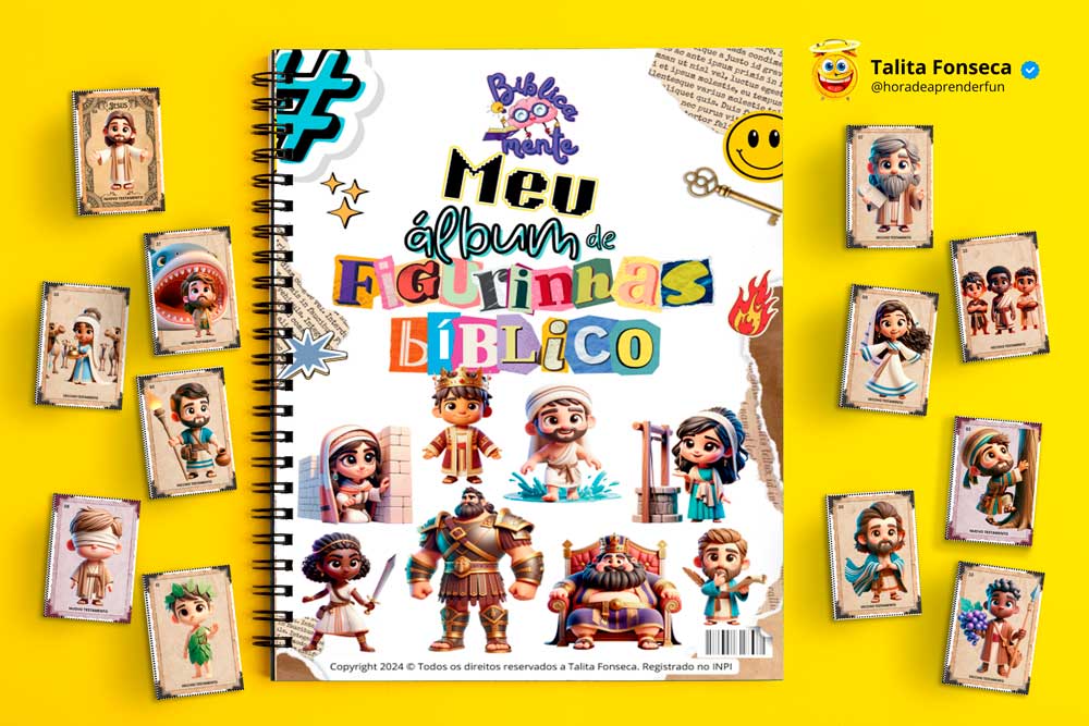 Álbum de Figurinhas Bíblico – Volume 1 (PDF para impressão)