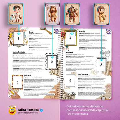 Álbum de Figurinhas Bíblico – Volume 1 (PDF para impressão)