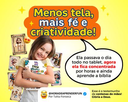 Álbum de Figurinhas Bíblico – Volume 1 (PDF para impressão)